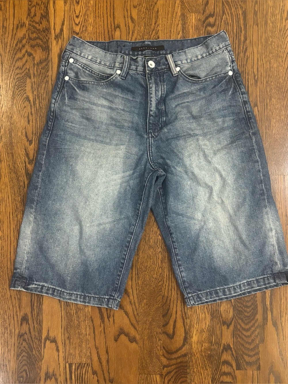 Vintage Sean John By Diddy Baggy Denim Jorts